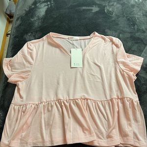 pink babydoll shirt